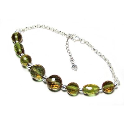 Bransoletka z zultanitem osiem kamieni